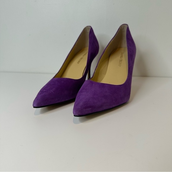 Ivanka Trump purple suede pumps women’s size 9M - Picture 3 of 16